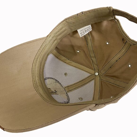 Variety To Go Canadian Baseball Hat, 100% Cotton Maple Leaf Hat (2061 Beige) - Picture 7 of 7